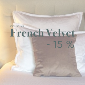 PROMO COUSSINS FRENCH VELVET - HOTEL PROFESSIONNEL - LINVOSGES HOTELLERIE