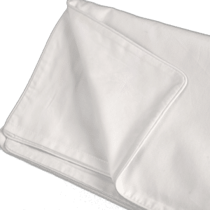 BRUNATE PILLOWCASE WHITE PIPING BAG - LINVOSGES HOTELLERIE QUALITY